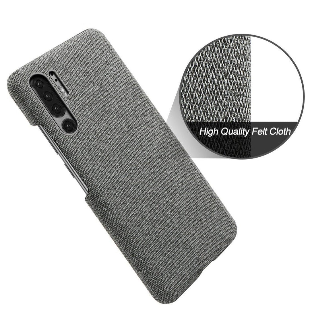 Stoff überzogene Soft Hülle/Case für Huawei Pura 70, 70 Pro, 70 Ultra, P60 Pro, P50, P50 Pro, P40, P40 Pro, P40 Lite, P30, P30 Pro, P30 Lite, Mate 60 Pro, 50 Pro, 40 Pro, Nova 12s, 12i, 12 SE | ZITOCASES®