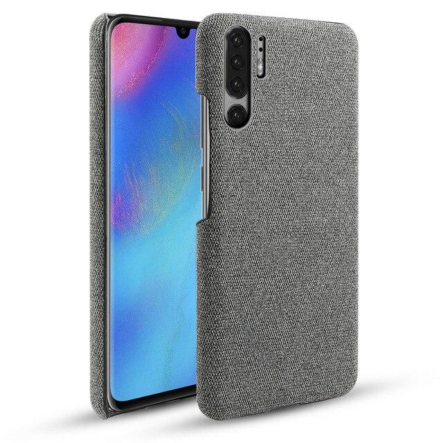 Stoff überzogene Soft Hülle/Case für Huawei Pura 70, 70 Pro, 70 Ultra, P60 Pro, P50, P50 Pro, P40, P40 Pro, P40 Lite, P30, P30 Pro, P30 Lite, Mate 60 Pro, 50 Pro, 40 Pro, Nova 12s, 12i, 12 SE | ZITOCASES®