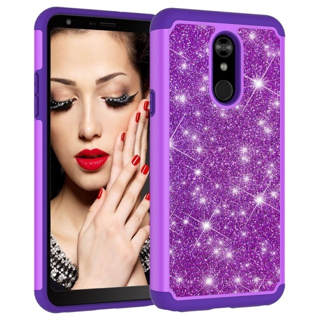 Glitzer Hülle/Case verschiedene Farben für LG Velvet, Aristo 2, Aristo 2 Plus, G7 ThinQ, G8 ThinQ, Q7, Q7 Plus, Stylo 4, Stylo 5, K40, V40 ThinQ | ZITOCASES®