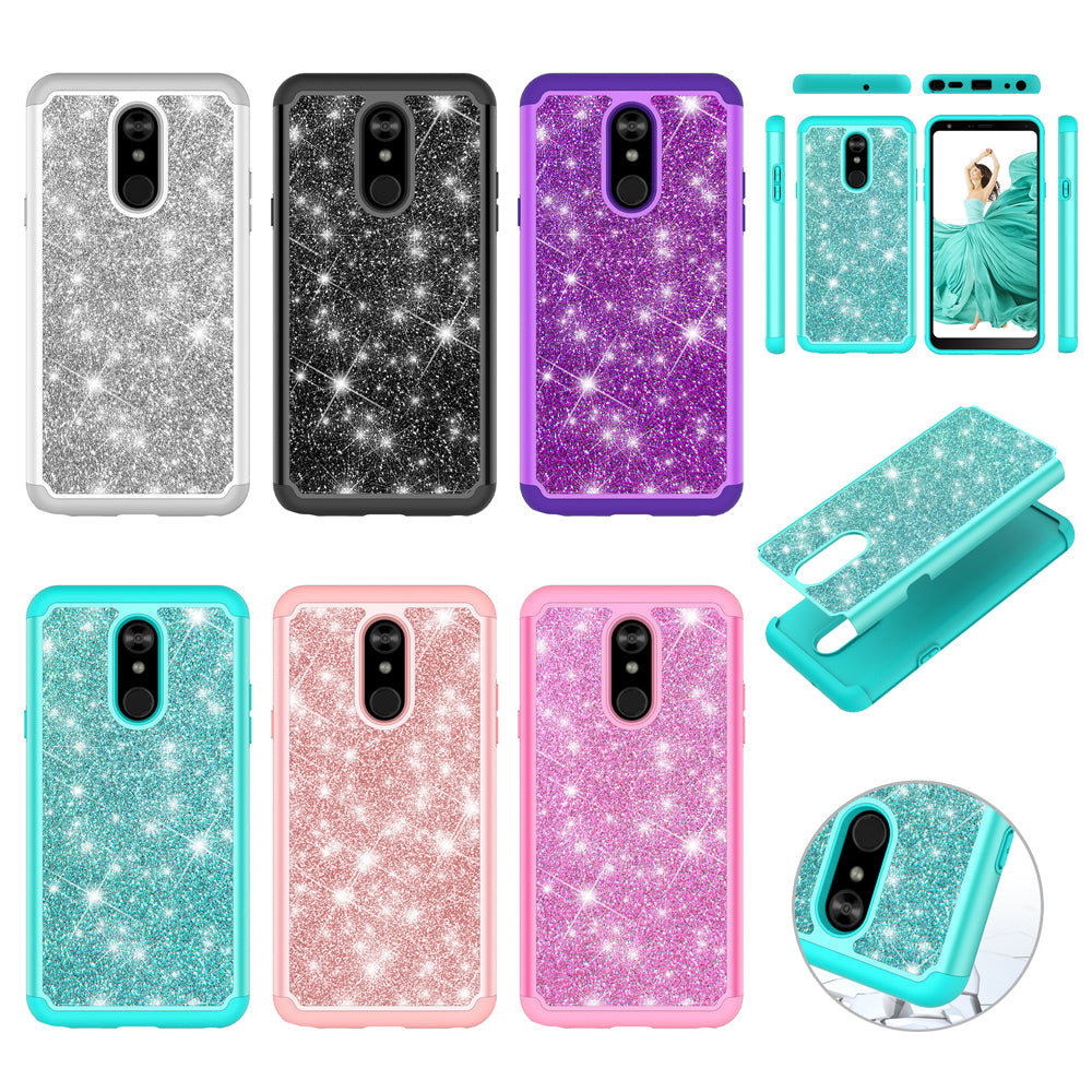 Glitzer Hülle/Case verschiedene Farben für LG Velvet, Aristo 2, Aristo 2 Plus, G7 ThinQ, G8 ThinQ, Q7, Q7 Plus, Stylo 4, Stylo 5, K40, V40 ThinQ | ZITOCASES®