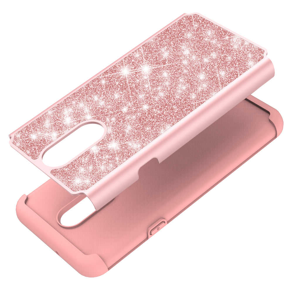 Glitzer Hülle/Case verschiedene Farben für LG Velvet, Aristo 2, Aristo 2 Plus, G7 ThinQ, G8 ThinQ, Q7, Q7 Plus, Stylo 4, Stylo 5, K40, V40 ThinQ | ZITOCASES®