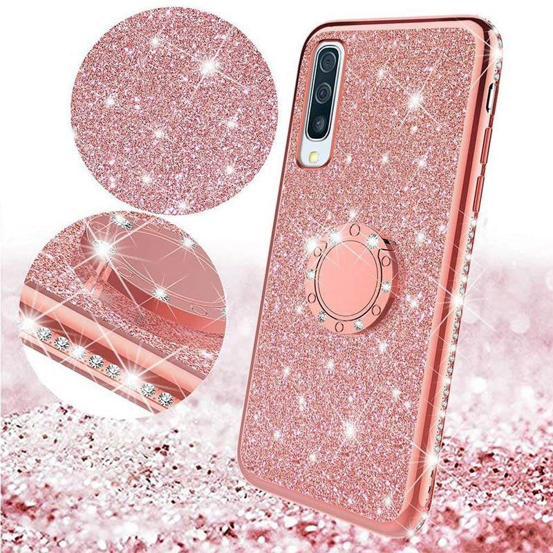 Diamanten Glitzer Hülle/Case inkl. Halterung auf der Rückseite für Xiaomi Redmi Note-Serie | ZITOCASES®