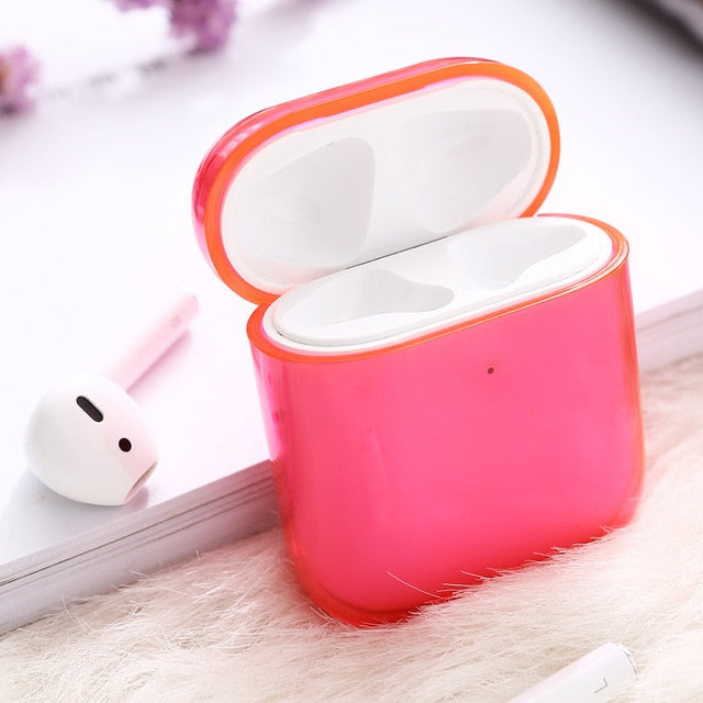 Neon Plastik Hülle/Case für AirPods 1, 2, 3, 4 | ZITOCASES®