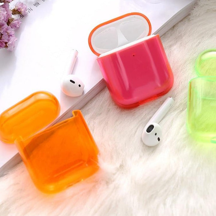 Neon Plastik Hülle/Case für AirPods 1, 2, 3, 4 | ZITOCASES®