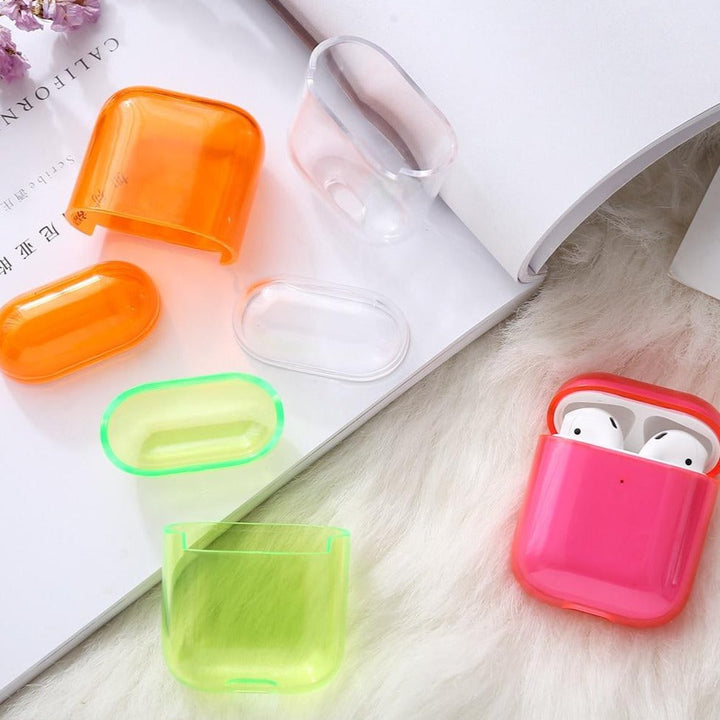 Neon Plastik Hülle/Case für AirPods 1, 2, 3, 4 | ZITOCASES®