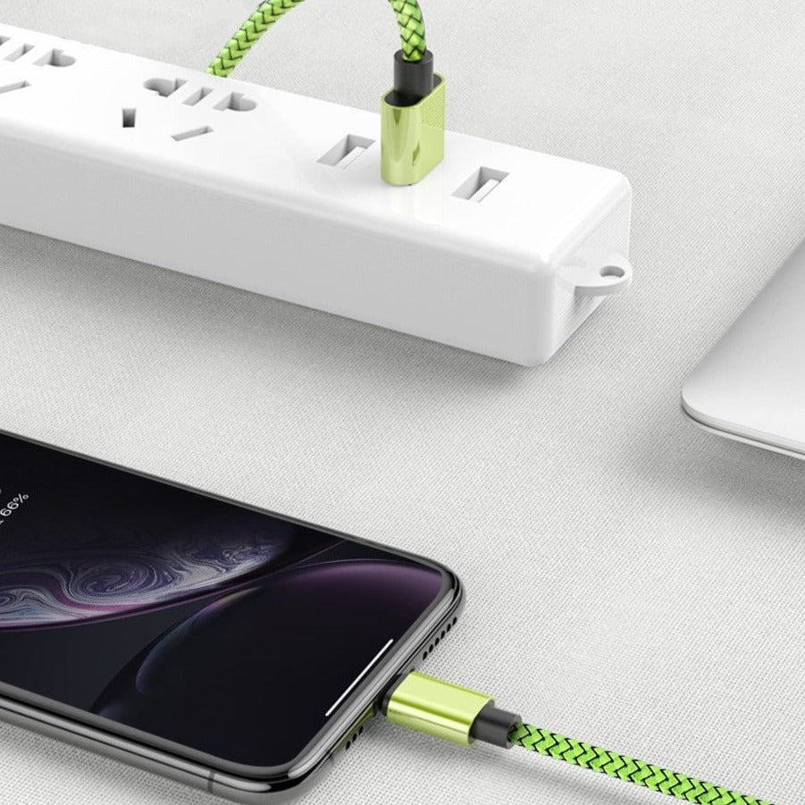 USB-A auf Lightning Ladekabel (Stoff) | ZITOCASES®