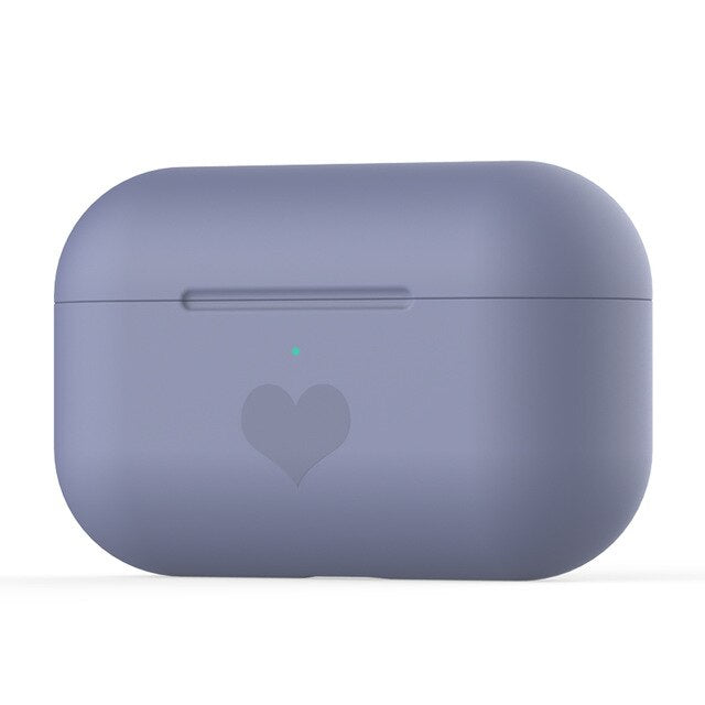 Herz Motiv Silikon Hülle/Case verschiedene Farben für AirPods Pro 1, 2 | ZITOCASES®