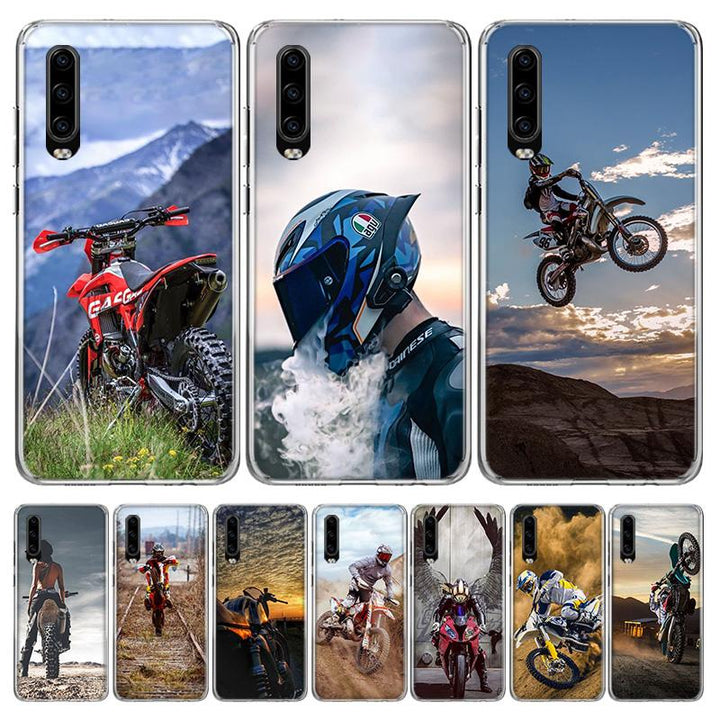 Motocross/Dirtbikes Soft Hülle/Case verschiedene Motive für Huawei Pura 70, 70 Pro, 70 Ultra, P60 Pro, P50, P50 Pro, P40, P40 Pro, P30, P30 Lite, P20 Pro, Mate 60 Pro, 50 Pro, Nova 12s, 12i, 12 SE | ZITOCASES®