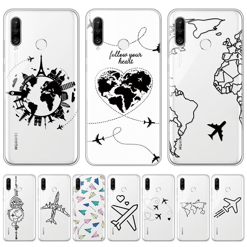 Flugzeug-Reise Motive Soft Hülle/Case für Huawei Pura 70, 70 Pro, 70 Ultra, P60 Pro, P50, P50 Pro, P40, P40 Pro, P30, P30 Lite, P30 Pro, P20, Mate 60 Pro, 50 Pro, 40 Pro, Nova 12s, 12i, 12 SE | ZITOCASES®