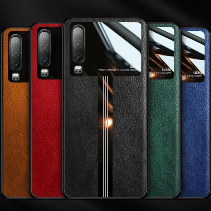 Kunstleder-Panzerglas Hülle/Case für Huawei Pura 70, 70 Pro, 70 Ultra, P60 Pro, P50, P50 Pro, P40, P40 Lite, P40 Pro, P30, P30 Lite, P30 Pro, P20 Lite, P20 Pro, Mate 60 Pro, 50 Pro, 40 Pro, Nova 12s, 12i, 12 SE | ZITOCASES®