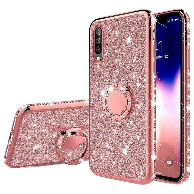 Diamanten Glitzer Hülle/Case inkl. Halterung auf der Rückseite für Xiaomi Redmi Note-Serie | ZITOCASES®