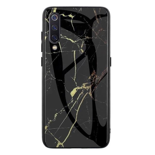 Marmor Optik Panzerglas Hülle/Case verschiedene Motive für Xiaomi Poco-Serie | ZITOCASES®