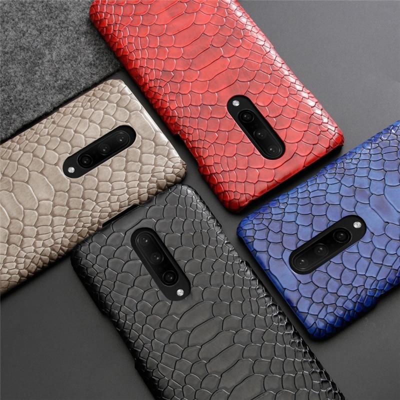 Schlangen-Leder Optik Hülle/Case verschiedene Farben für OnePlus 13R, 13, 12R, 12, 11, 10T, 10 Pro, 9, 9 Pro, 8, 8 Pro, 8T, Nord, 4, 3, 2, CE | ZITOCASES®