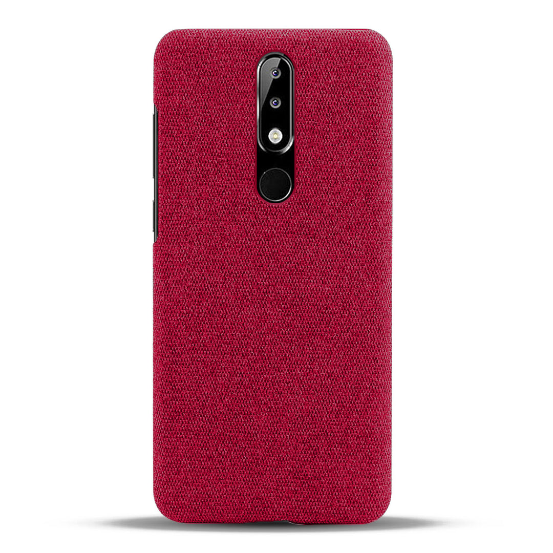 Stoff überzogene Soft Hülle/Case für Nokia X71, X30, XR20, XR21, X20, X7, X6, X5, G60, G50, G42, G22, G21, G20, G11, G10, 9 PureView, 8.3, 8.1, 7.2, 7.1 Plus, 7.1, 7 Plus, 7, 6.2, 6.1 Plus | ZITOCASES®