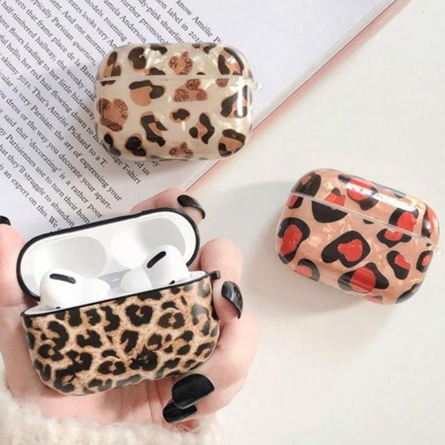 Leoparden Motiv Silikon Hülle/Case für AirPods Pro 1, 2 | ZITOCASES®