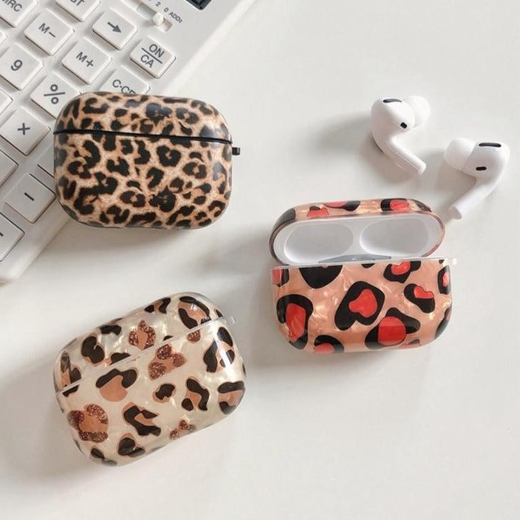 Leoparden Motiv Silikon Hülle/Case für AirPods Pro 1, 2 | ZITOCASES®