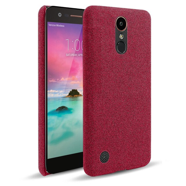 Stoff überzogene Soft Hülle/Case für LG Velvet, Stylo 5, V30, V30S, V40, G7, G8S, G8S ThinQ, Q60, Q7, K20, K20 2019, K40, K50 | ZITOCASES®