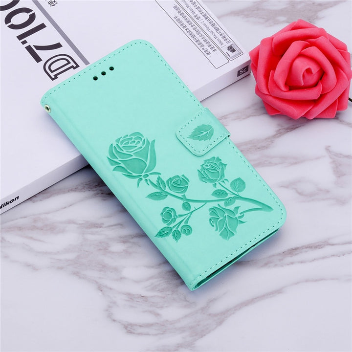 Elegante Rosen Kunstleder Klapp Hülle/Flip Case für LG Velvet, G8, G8 ThinQ, G8S ThinQ, G8X ThinQ | ZITOCASES®