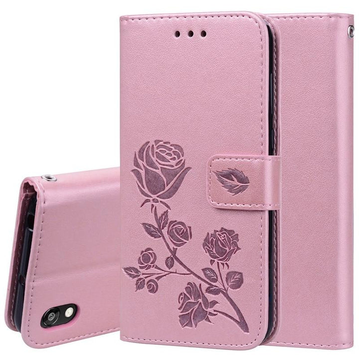 Elegante Rosen Kunstleder Klapp Hülle/Flip Case für Wiko U30, U20, U10, Y82, Y81, Y80, Y62, Y61, Y52, View 5, 5 Plus, 4, 4 Lite | ZITOCASES®