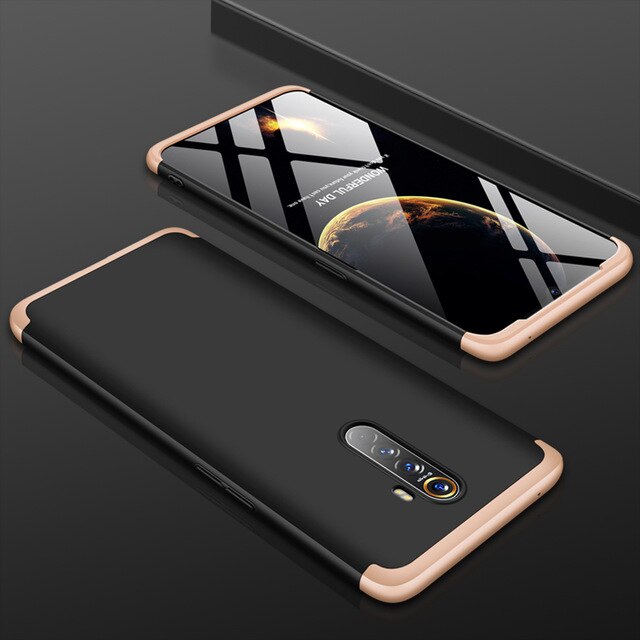 Matte Plastik Hülle/Case mit farbigen Akzenten für Oppo Reno 12, 11, 10, 9, 8-Serie | ZITOCASES®