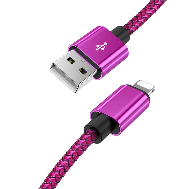 USB-A auf Lightning Ladekabel (Stoff) | ZITOCASES®