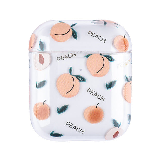 Früchte/Blumen Motive Plastik Hülle/Case für AirPods 1, 2, 3, 4 | ZITOCASES®