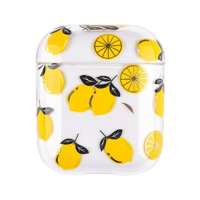 Früchte/Blumen Motive Plastik Hülle/Case für AirPods 1, 2, 3, 4 | ZITOCASES®