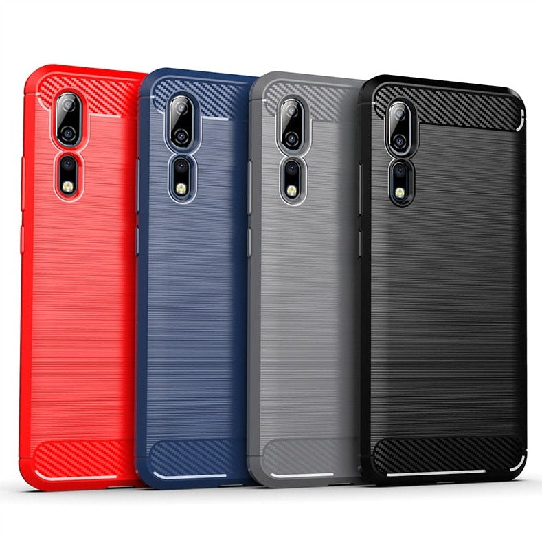 Edle Carbon Akzente Soft Hülle/Case verschiedene Farben für ZTE Axon 50 Ultra, 40 Pro, 40 Ultra, 30 Ultra, 20, 11, 10, 10 Pro, Nubia Z60 Ultra, Z60S Pro | ZITOCASES®