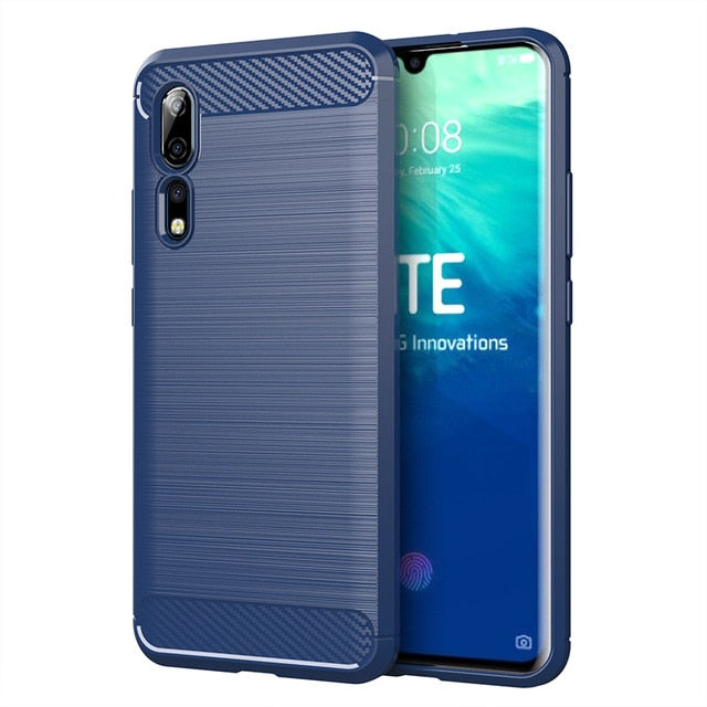 Edle Carbon Akzente Soft Hülle/Case verschiedene Farben für ZTE Axon 50 Ultra, 40 Pro, 40 Ultra, 30 Ultra, 20, 11, 10, 10 Pro, Nubia Z60 Ultra, Z60S Pro | ZITOCASES®