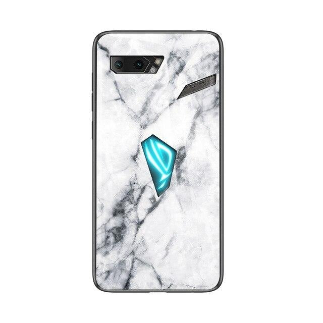 Marmor Optik Panzerglas Hülle/Case verschiedene Motive für Asus ROG Phone 9, 9 Pro, 8, 8 Pro, 7 Ultimate, 7, 6D, 6D Ultimate, 6, 6 Pro, 5s, 5s Pro, 5, 5 Ultimate, 3 | ZITOCASES®