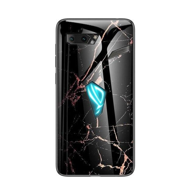 Marmor Optik Panzerglas Hülle/Case verschiedene Motive für Asus ROG Phone 9, 9 Pro, 8, 8 Pro, 7 Ultimate, 7, 6D, 6D Ultimate, 6, 6 Pro, 5s, 5s Pro, 5, 5 Ultimate, 3 | ZITOCASES®