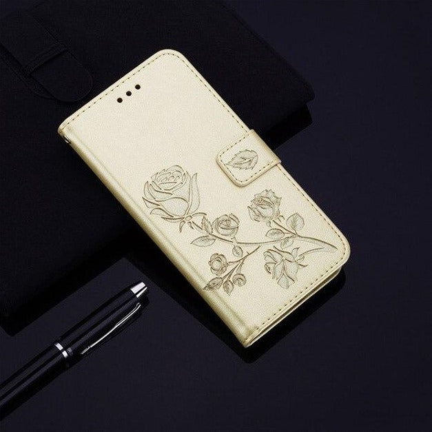 Elegante Rosen Kunstleder Klapp Hülle/Flip Case für ZTE Axon 50 Ultra, 40 Pro, 40 Ultra, 30 Ultra, 20, 11, 10 Pro, Nubia Z60 Ultra, Z60S Pro, Libero S10, Z557, Blade A7S, L8, V10, V10 Vita | ZITOCASES®