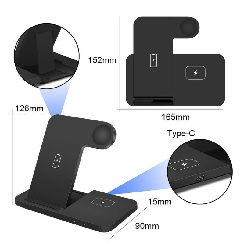 QI Wireless 3-in-1 Ladesation | ZITOCASES®