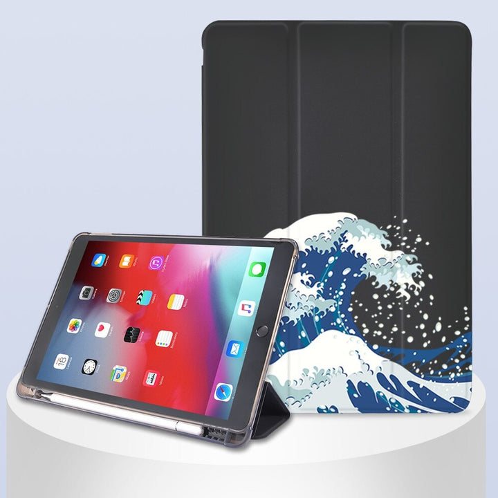 Wellen Motiv Kunstleder Hülle/Case für iPad, Mini, Pro, Air | ZITOCASES®