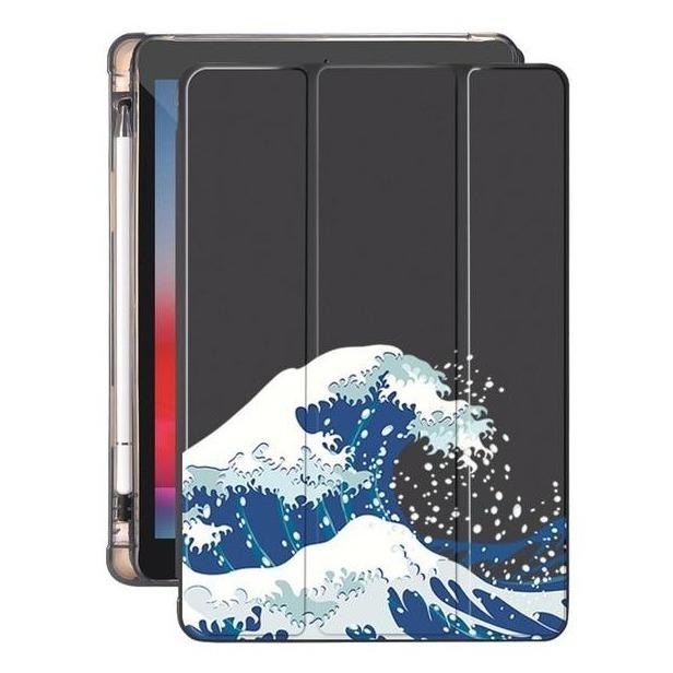 Wellen Motiv Kunstleder Hülle/Case für iPad, Mini, Pro, Air | ZITOCASES®