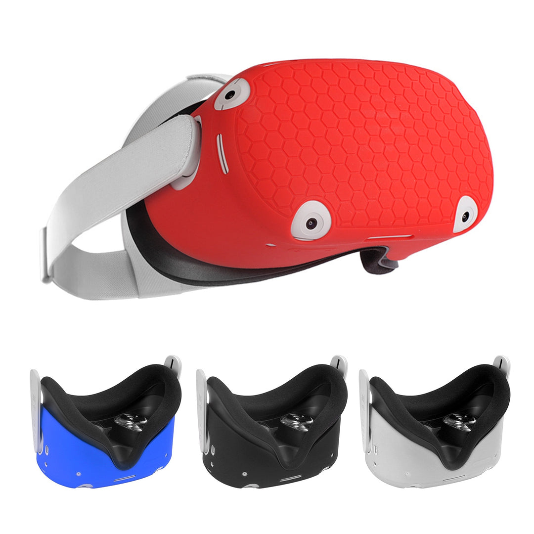 Bunte Silikon Hülle/Case für Oculus/Meta Quest 2 VR-Headset | ZITOCASES®