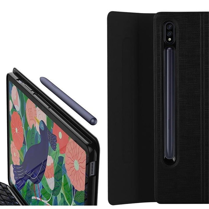 Laptop-Style Hülle/Case inkl. Touchpad & LED Bluetooth Tastatur für Samsung Galaxy Tab S10 Plus, S10 Ultra, S9, S9 Plus, S9 Ultra, S8, S8 Plus, S8 Ultra, S7, S7 Plus, A7, A7 Lite, A8 | ZITOCASES®