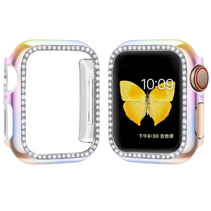 Chrom-Glitzer/Diamant Hülle/Case für Apple Watch Series 10, 9, 8, 7, 6, 5, 4, 3, 2 ,1, SE, Ultra | ZITOCASES®