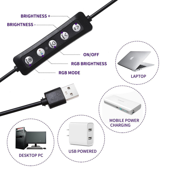 Smartphone/Kamera Stativ inkl. Ringlicht (Universal) | ZITOCASES®