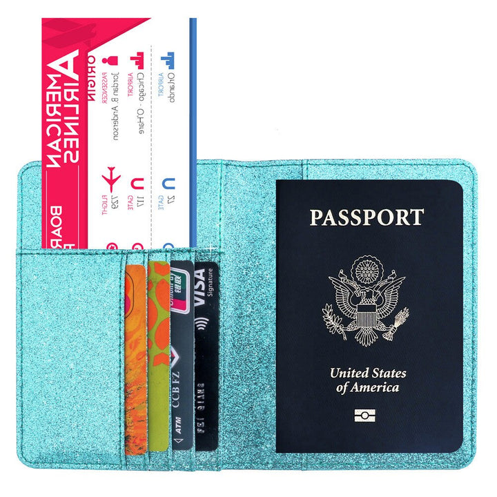 Impfpass/Reisepass Kunstleder-Glitzer Hülle/Case | ZITOCASES®