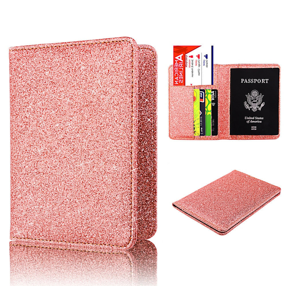 Impfpass/Reisepass Kunstleder-Glitzer Hülle/Case | ZITOCASES®