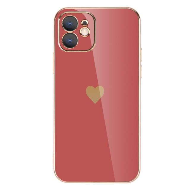 Hochglanz Herz Motiv Hülle/Case für iPhone 16, 15, 14-Serie | ZITOCASES®