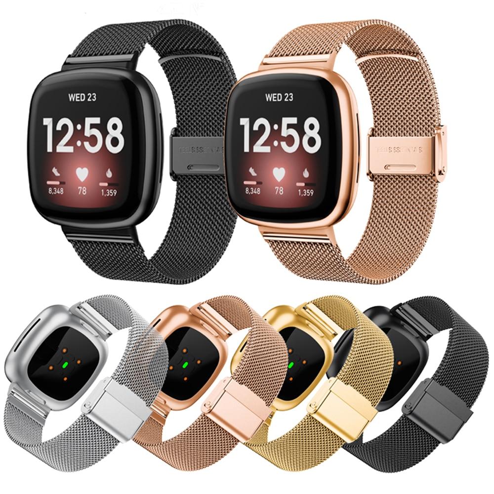 Edelstahl Milanese Armband für alle Fitbit Smartwatch Modelle | ZITOCASES®