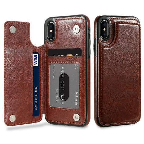 Klapp Hülle/Flip Case mit Kartenhülle verschiedene Farben für iPhone 16, 15, 14-Serie | ZITOCASES®