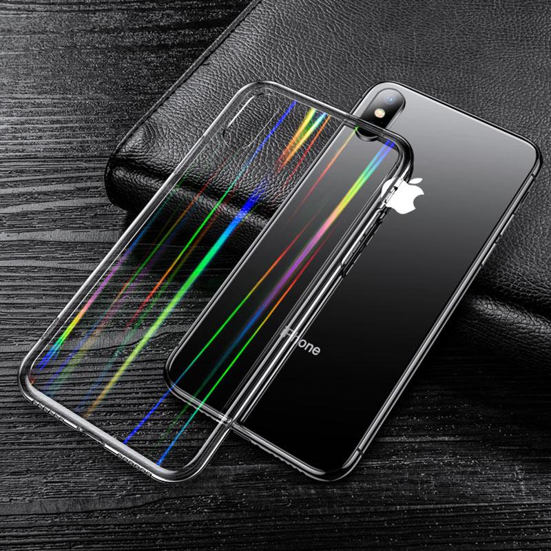 Transparente Mehrfarben-Hochglanz-Spiegel-Effekt Hülle/Case für iPhone 16, 16 Plus, 16 Pro, 16 Pro Max, 15, 15 Plus, 15 Pro, 15 Pro Max,14, 14 Plus, 14 Pro, 14 Pro Max, 13, 13 Pro, 13 Pro Max, 13 Mini, 12, 12 Pro, 12 Pro Max, 12 Mini, SE, 11, 11 Pro | ZITOCASES®