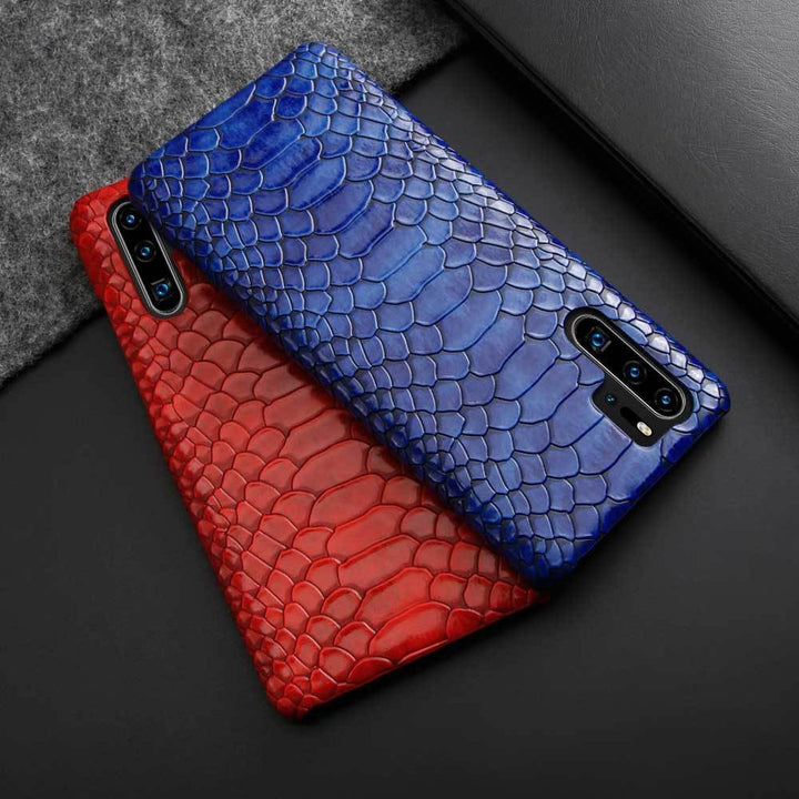 Schlangen-Leder Optik Hülle/Case verschiedene Farben für Huawei Nova-Serie | ZITOCASES®