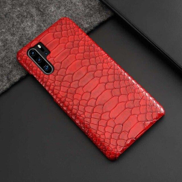 Schlangen-Leder Optik Hülle/Case verschiedene Farben für Huawei Nova-Serie | ZITOCASES®