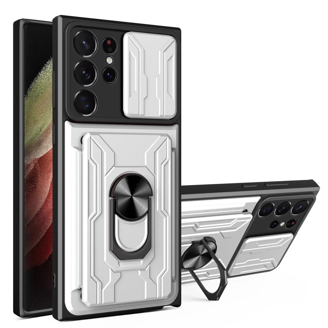 Kamera Schutz Outdoor/Magnet Hülle/Case mit Kartenfach für Samsung Galaxy S25, S24, S23, S22-Serie | ZITOCASES®